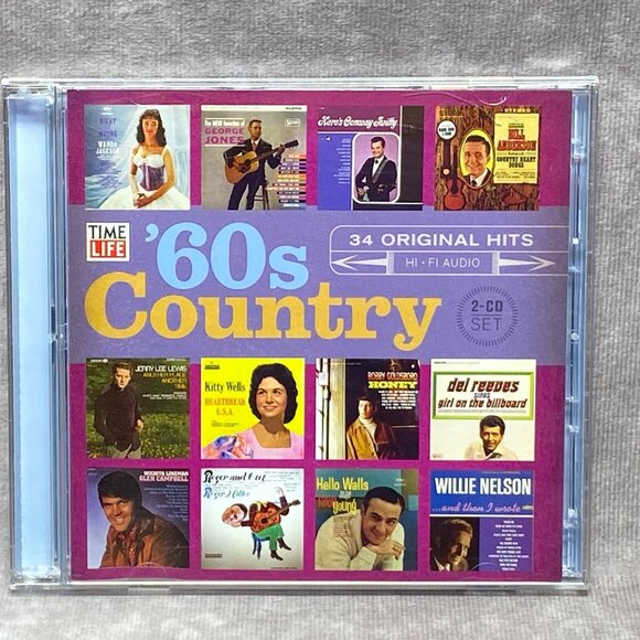Time Life 60s Country 34 Original Hits 2-CD Set 2018 - Picture 1 of 7